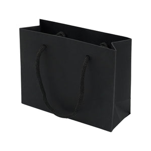 Black Eco Kraft Gift Bag A7 Size | Landscape Paper Bag | FSC Certified