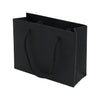 Black Eco Kraft Gift Bag A7 Size | Landscape Paper Bag | FSC Certified