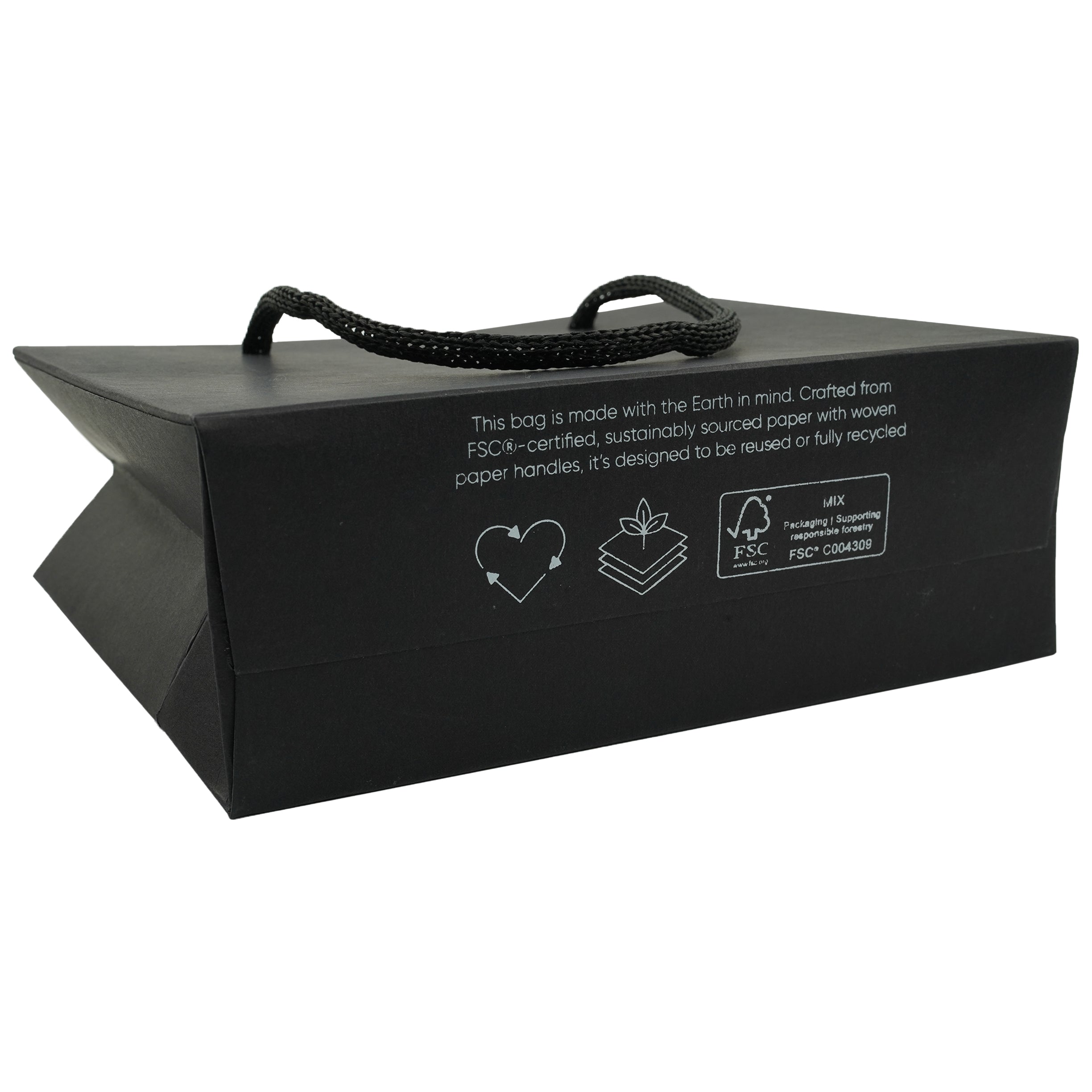 Foil Branded FSC A7 Landscape Eco Kraft Paper Gift Bag