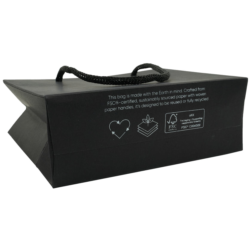 Foil Branded FSC A7 Landscape Eco Kraft Paper Gift Bag