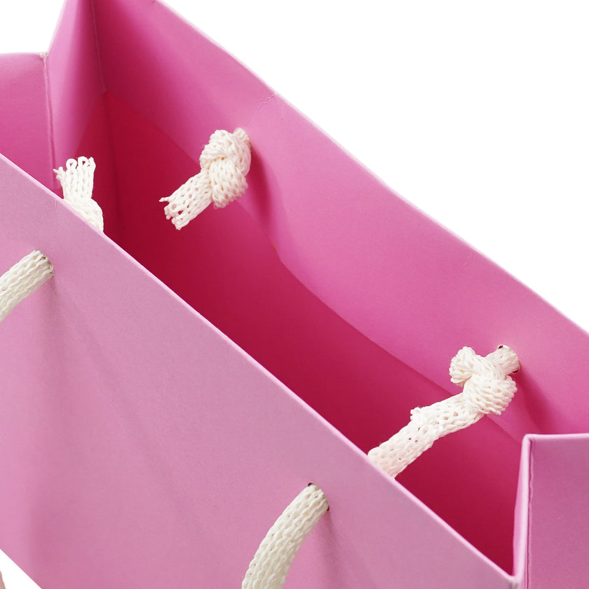 Pink Eco Kraft Gift Bag A7 Size | Landscape Paper Bag | FSC Certified