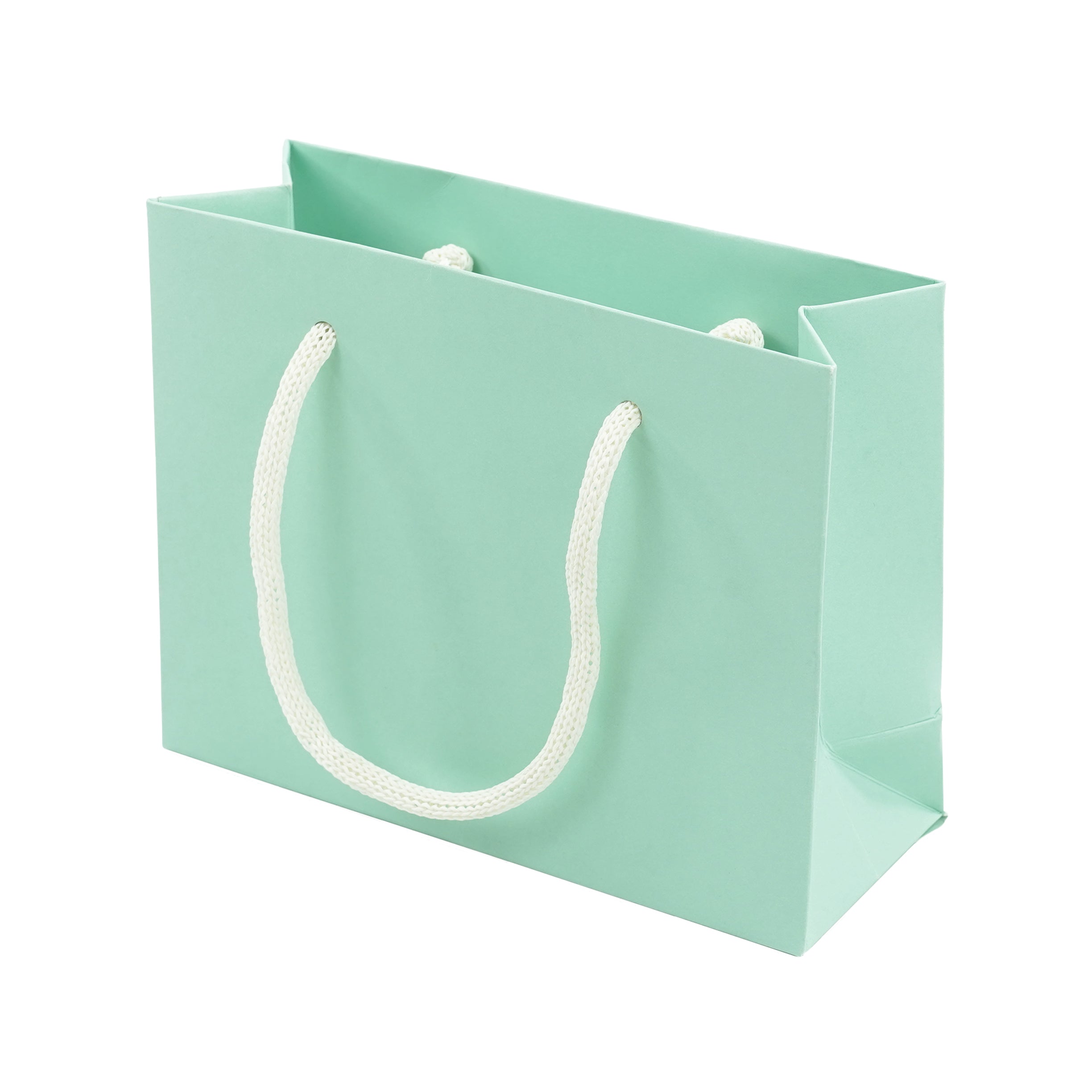 Green Eco Kraft Gift Bag A7 Size | Landscape Paper Bag | FSC Certified