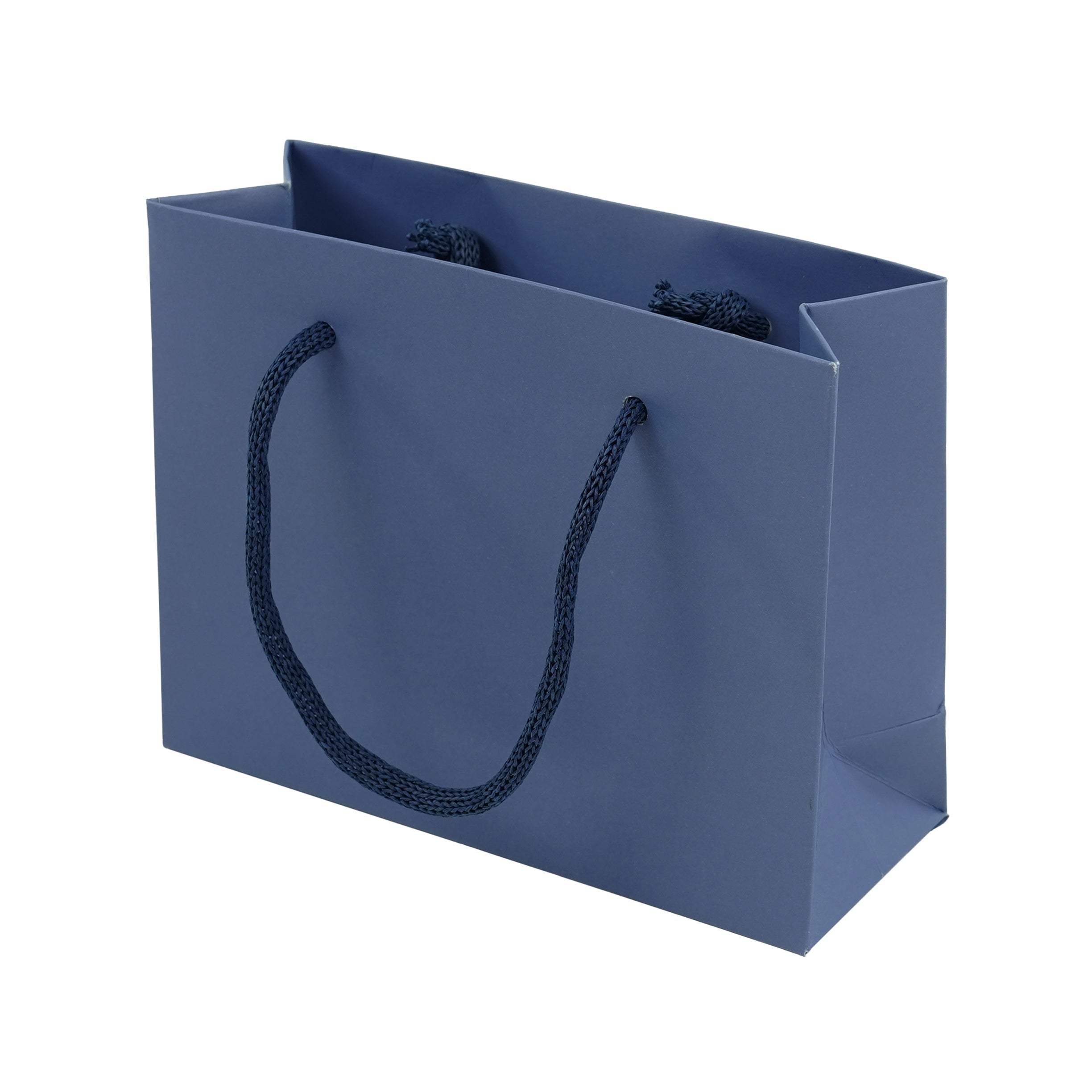 Blue Eco Kraft Gift Bag A7 Size | Landscape Paper Bag | FSC Certified