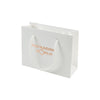 White paper bag with 'Packaging World' text on a white background