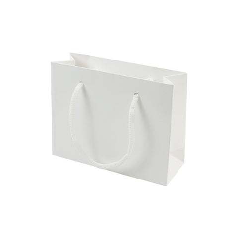 White Eco Kraft Gift Bag A7 Size | Landscape Paper Bag | FSC Certified