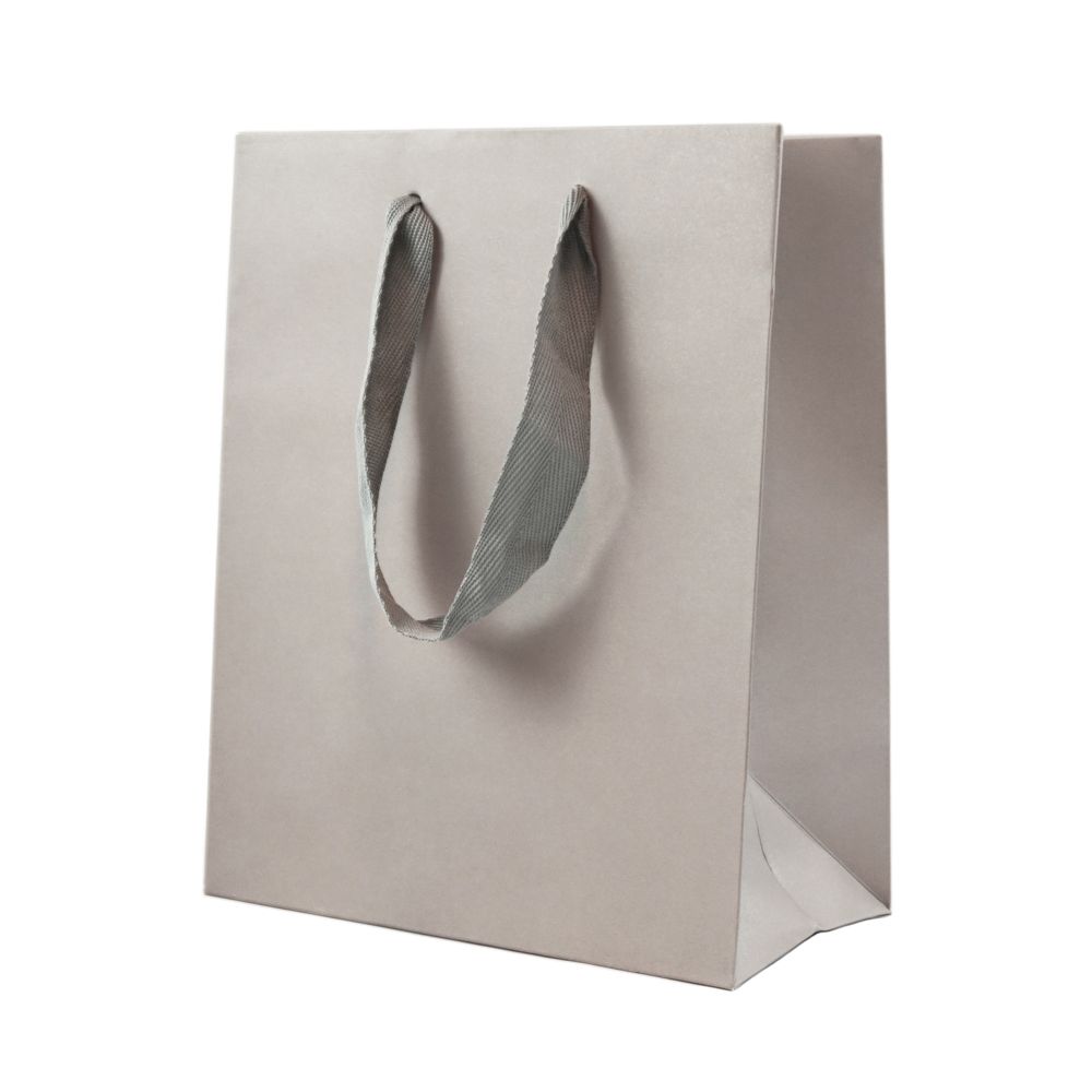 Grey Eco Kraft Gift Bag A4 Size | Portrait Paper Bag