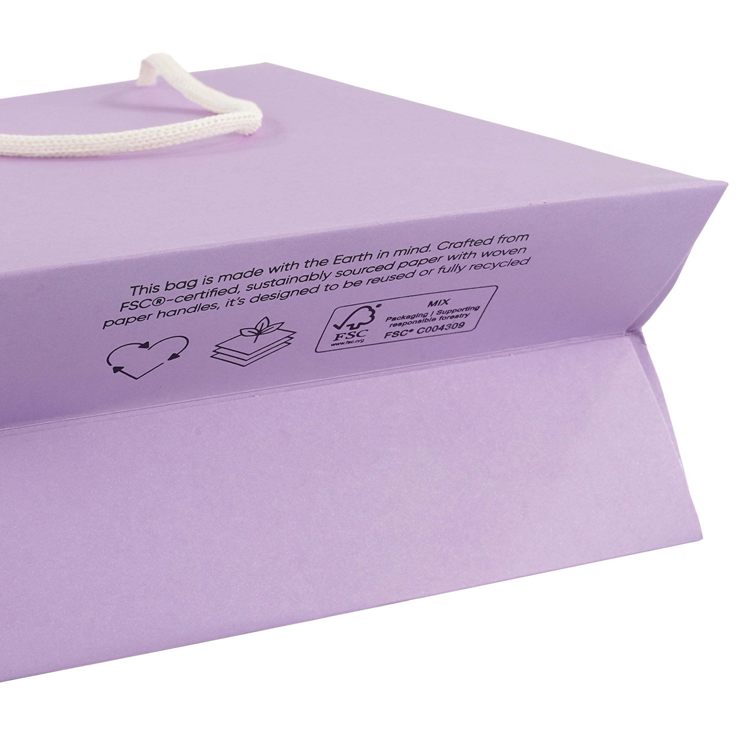 Foil Branded FSC A4 Portrait Eco Kraft Paper Gift Bag