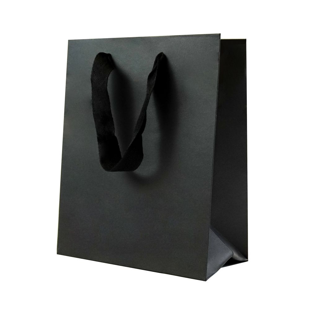 Black Eco Kraft Gift Bag A7 Size | Portrait Paper Bag