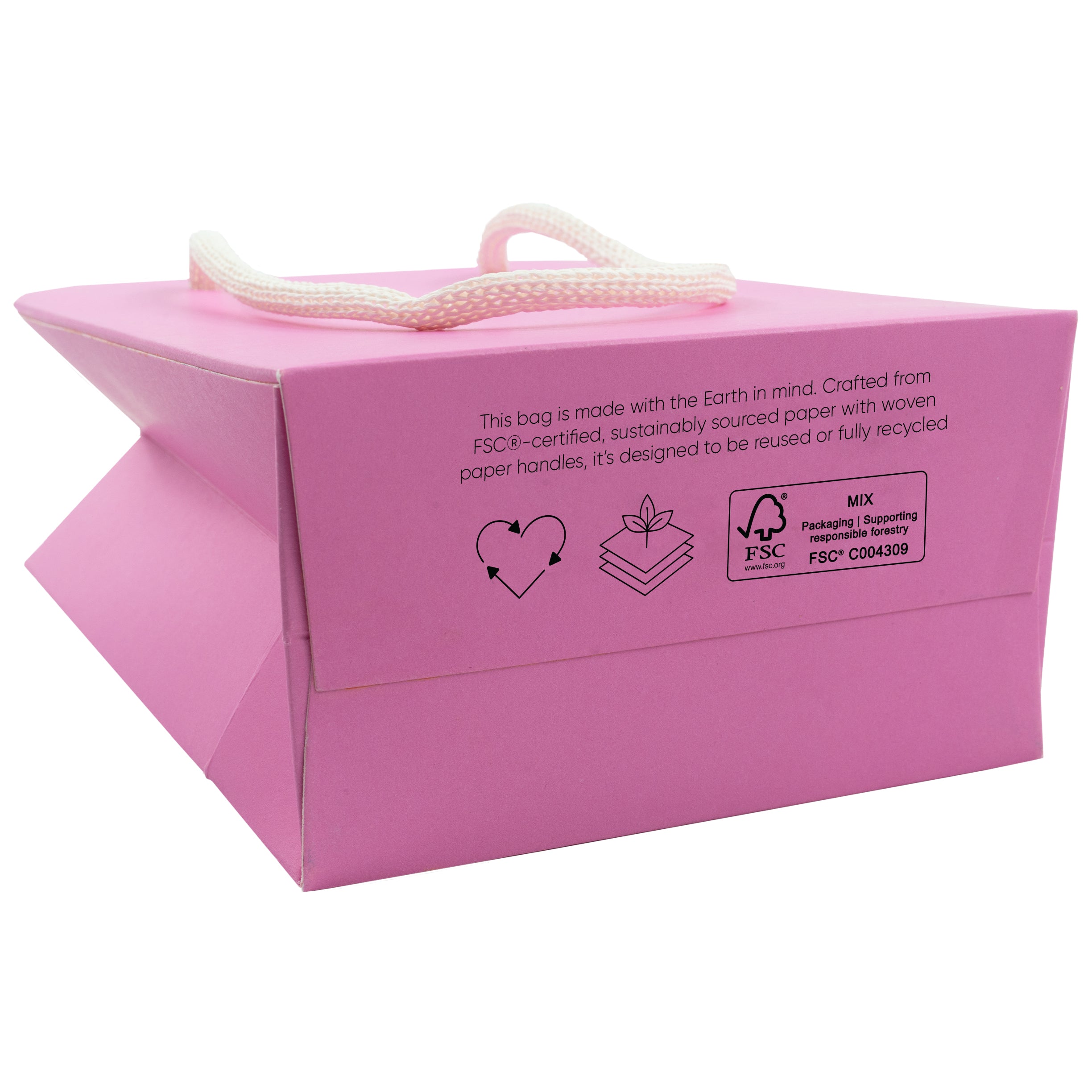 Foil Branded FSC A7 Portrait Eco Kraft Paper Gift Bag