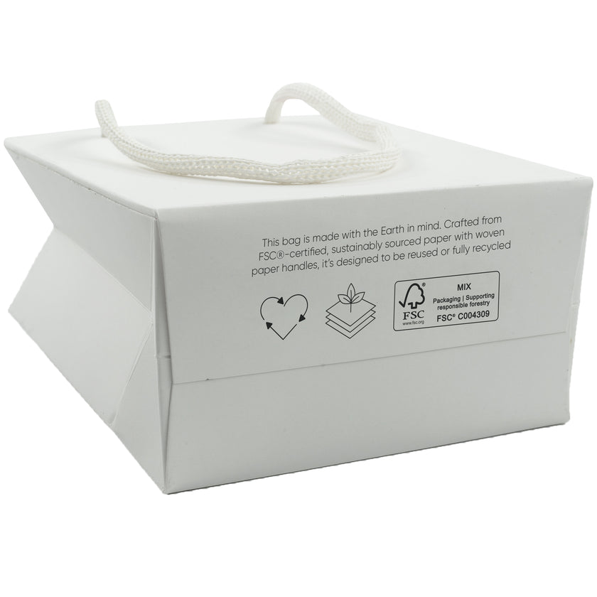 Foil Branded FSC A7 Portrait Eco Kraft Paper Gift Bag