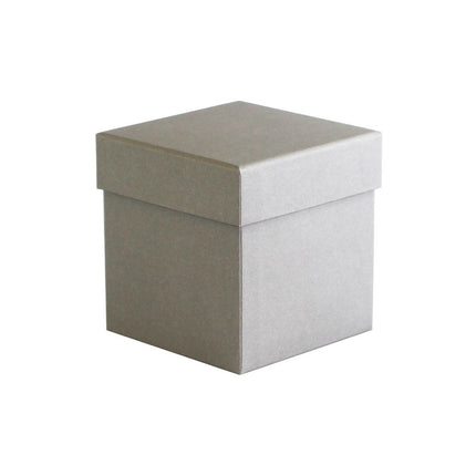 Grey Luxury Rigid Candle Gift Box Small | Eco Kraft Box