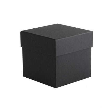 Black Digital Printed Luxury Rigid Candle Gift Box Large | Eco Kraft Box