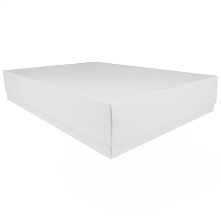 White Branded Eco Kraft Gift Box A3 | Easy Assemble | Recyclable