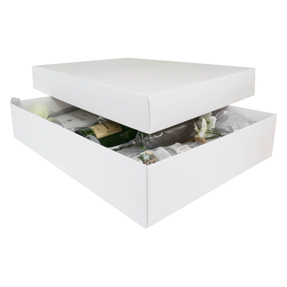 Foil Branded A3 Easy Fold Eco Kraft Self Assembly Gift Box
