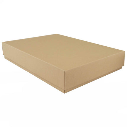 Kraft Branded Eco Kraft Gift Box A4 | Easy Assemble | Recyclable
