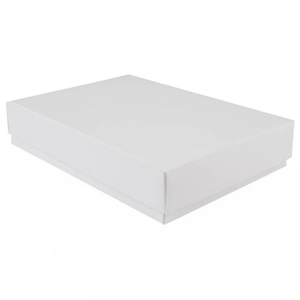White Eco Kraft Gift Box A5 Size | Easy to Assemble | Recyclable