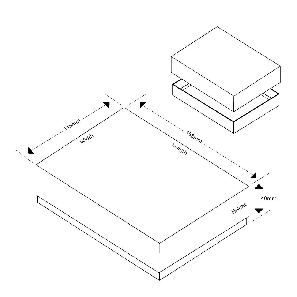 A6 Easy Fold Eco Kraft Self Assembly Gift Box