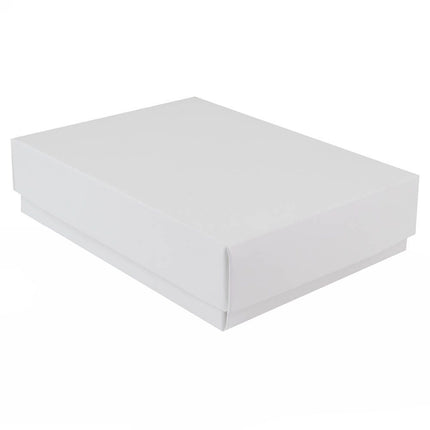 White Branded Eco Kraft Gift Box A6 | Easy Assemble | Recyclable