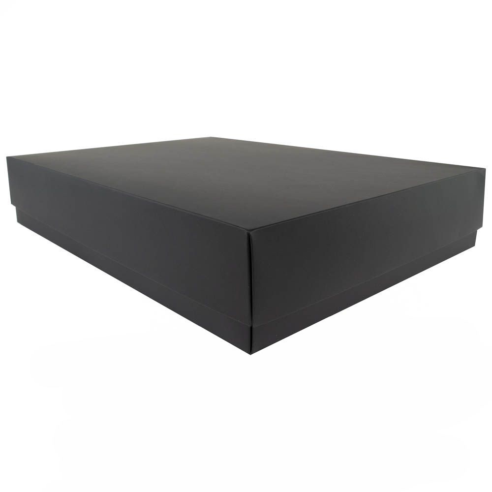 Black Matt Laminated Gift Box A3 Size | Easy to Assemble
