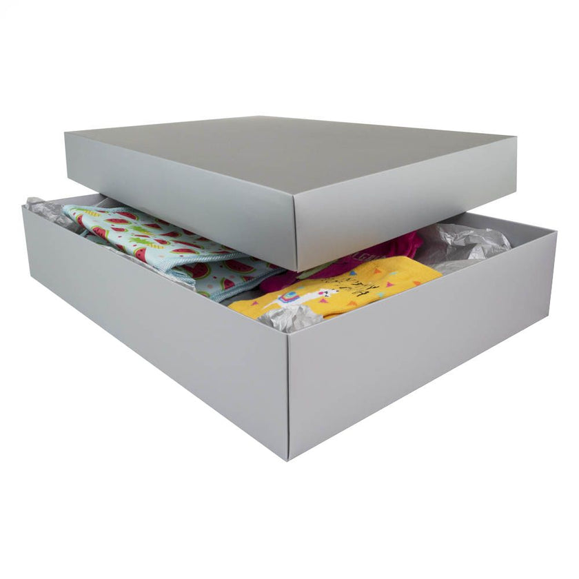 Foil Branded A3 Easy Fold Eco Matt Laminated Self Assembly Gift Box