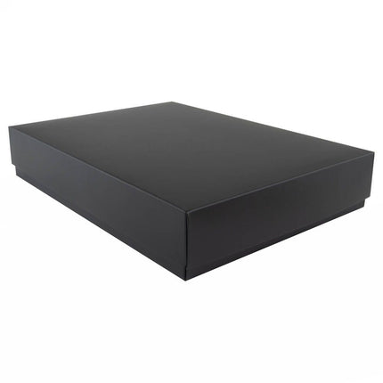 Black Branded Matt Laminated Gift Box A4 | Easy to Assemble