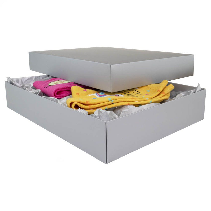 Foil Branded A4 Easy Fold Eco Matt Laminated Self Assembly Gift Box