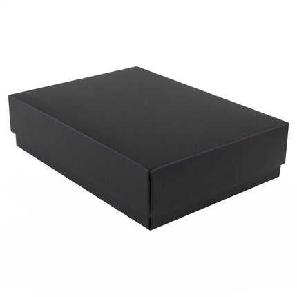 Black Branded Matt Laminated Gift Box A6 | Easy to Assemble