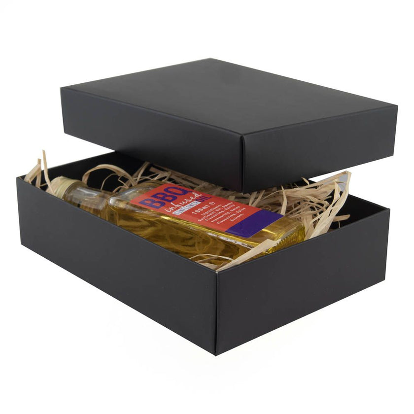 Foil Branded A6 Easy Fold Matt Laminated Self Assembly Gift Box