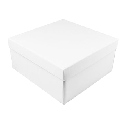 White Branded Luxury Rigid Hamper Gift Box | FSC