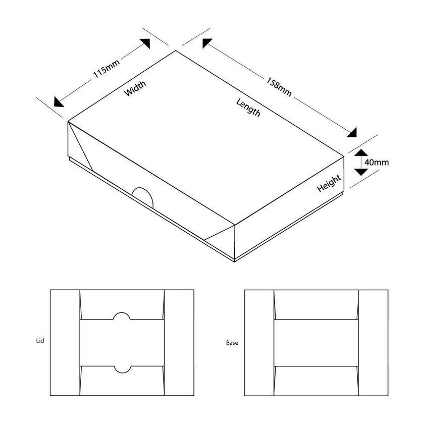 A6 Pop-Up Flat Pack Gift Box (Seconds)