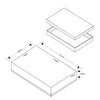 A4 Luxury Rigid Presentation Gift Box (35mm)