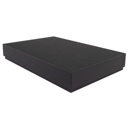 Black A4 Deep Luxury Rigid Presentation Gift Box | Eco Kraft Box