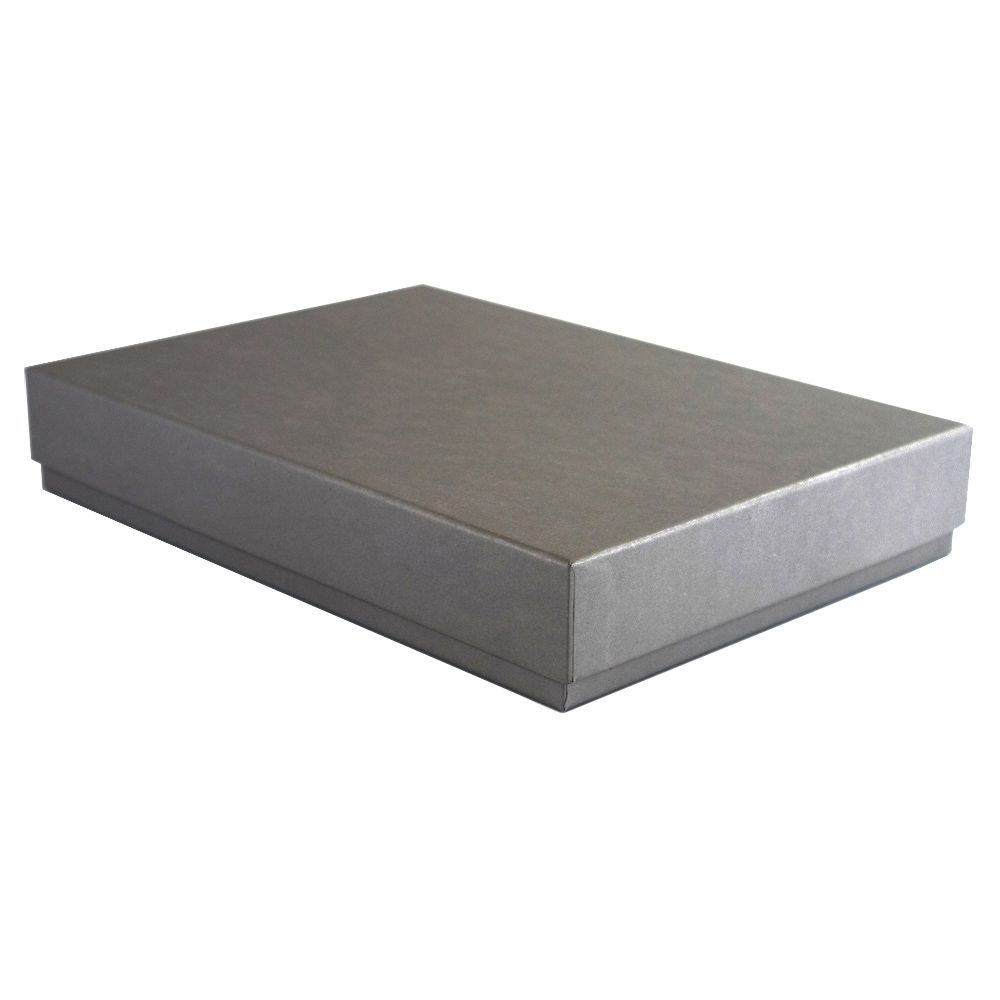 Grey A4 Deep Luxury Rigid Presentation Gift Box | Eco Kraft Box