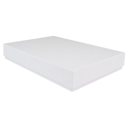 White A4 Deep Luxury Rigid Presentation Gift Box | Eco Kraft Box