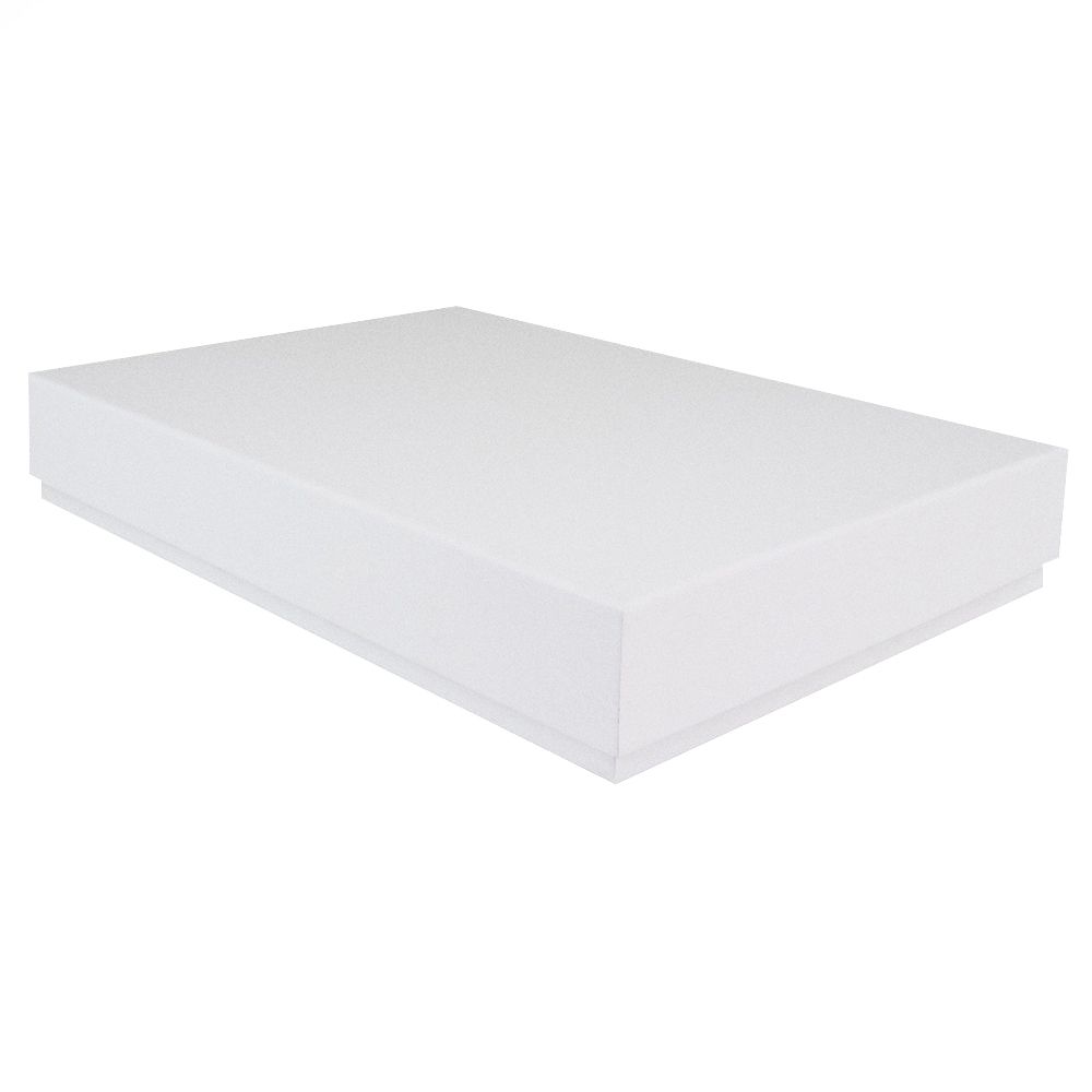 White Branded A4 Deep Luxury Rigid Presentation Gift Box