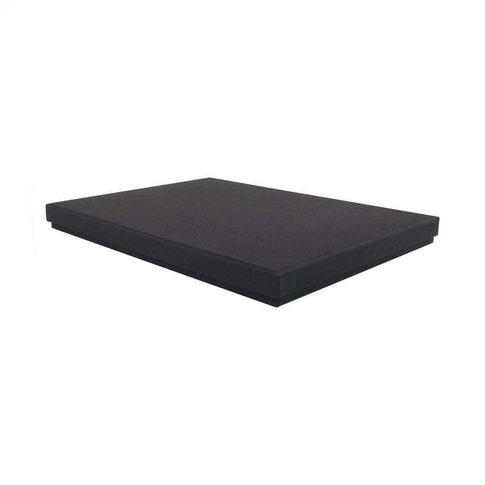 Black A5 Thin Luxury Rigid Presentation Gift Box | Eco Kraft Box