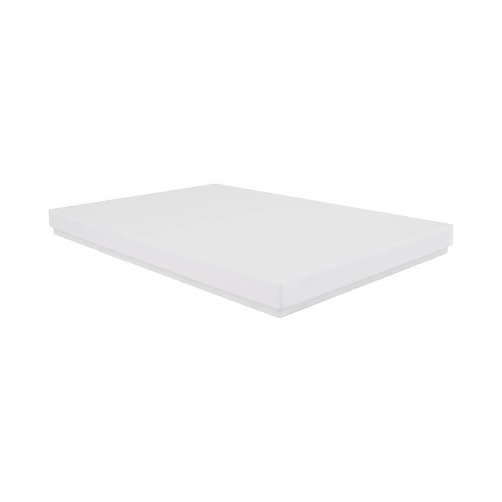 White A5 Thin Luxury Rigid Presentation Gift Box | Eco Kraft Box
