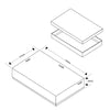 Foil Branded A6 Luxury Rigid Presentation Gift Box (35mm)