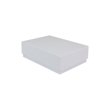 White Branded A6 Deep Luxury Rigid Presentation Gift Box