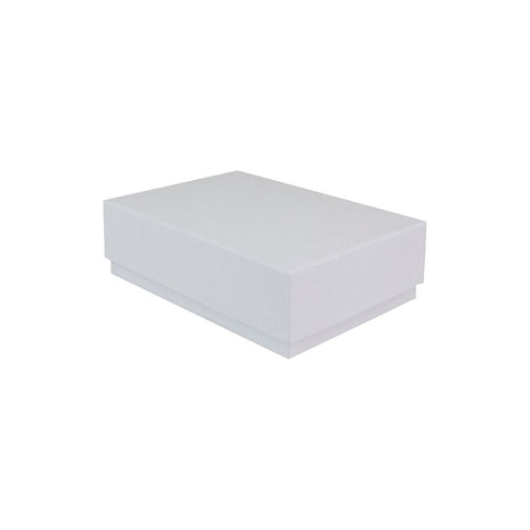 White Branded A6 Deep Luxury Rigid Presentation Gift Box