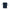 Navy Rectangular Cotton Linen Bag Small | Cotton Drawstring Bag