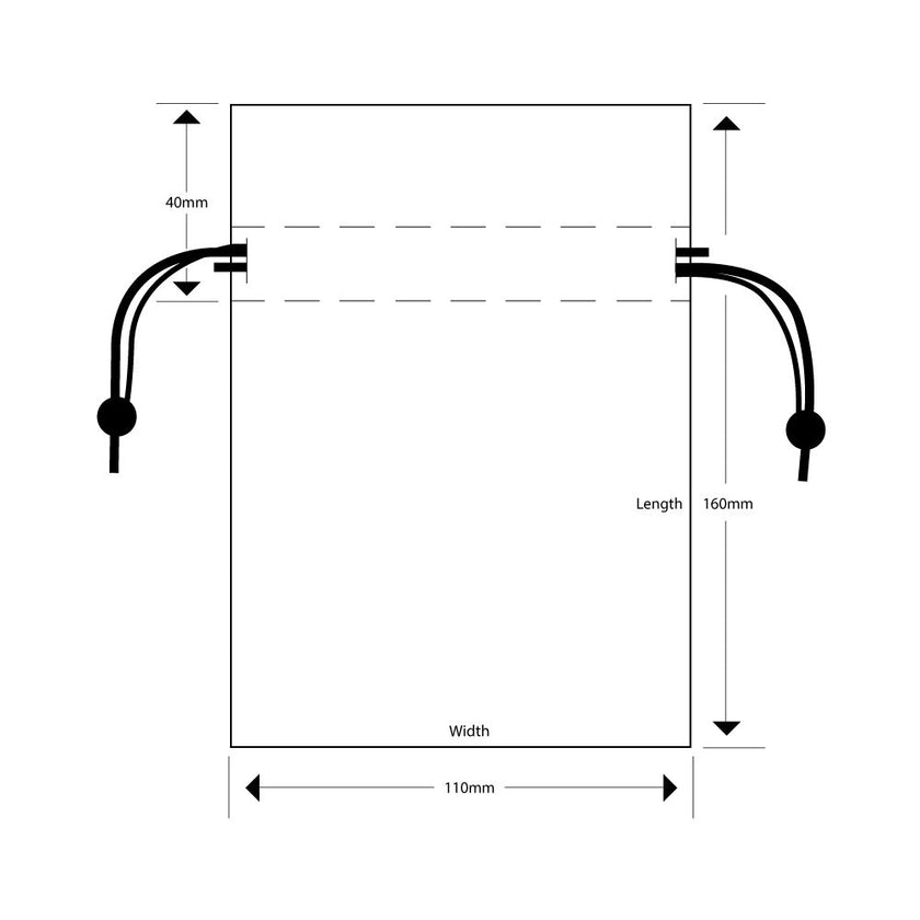 Large Cotton Linen Gift Pouch
