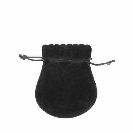 Black Bell Deluxe Velvet Jewellery Gift Bag Small | Anti-tarnish