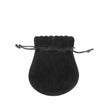 Black Branded Bell Deluxe Velvet Jewellery Gift Bag Small