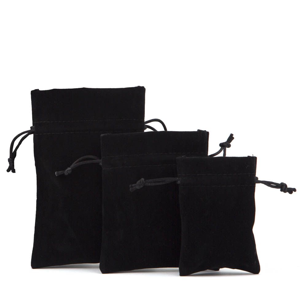 Small Rectangular Pouch Deluxe Velvet Bag Small | Rectangular Drawstring Bag – Packaging World