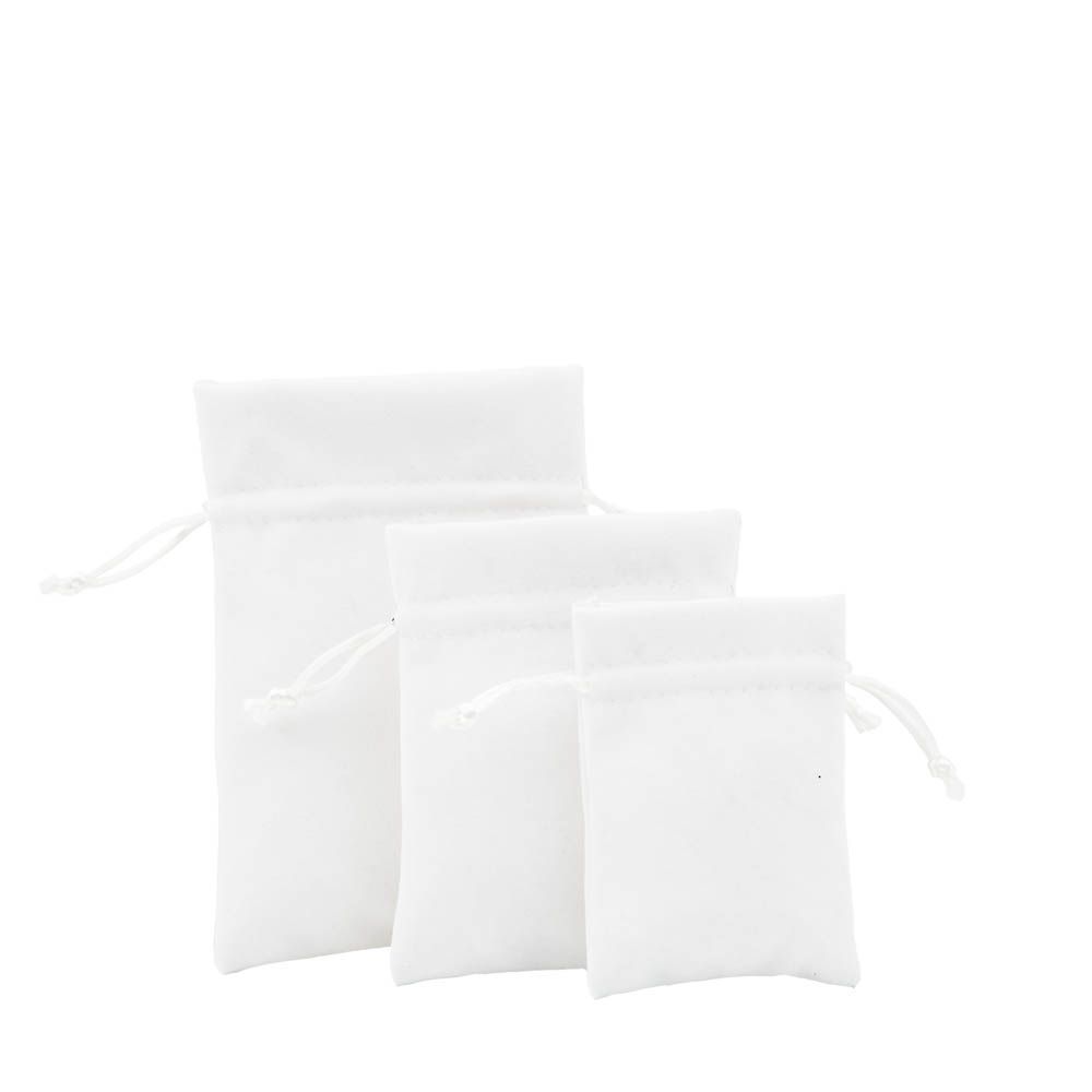 Small Rectangular Pouch Deluxe Velvet Bag Small | Rectangular Drawstring Bag – Packaging World