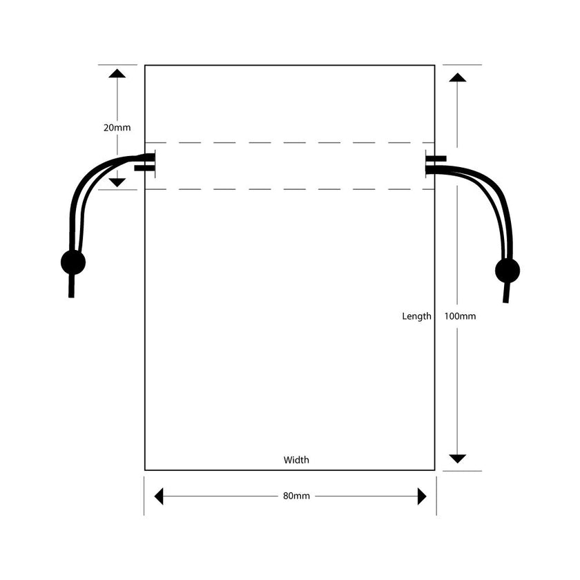 Small Fully Lined Satin Gift Pouch