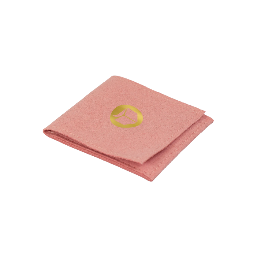 Foil Branded Small Microfibre Jewellery Pouch