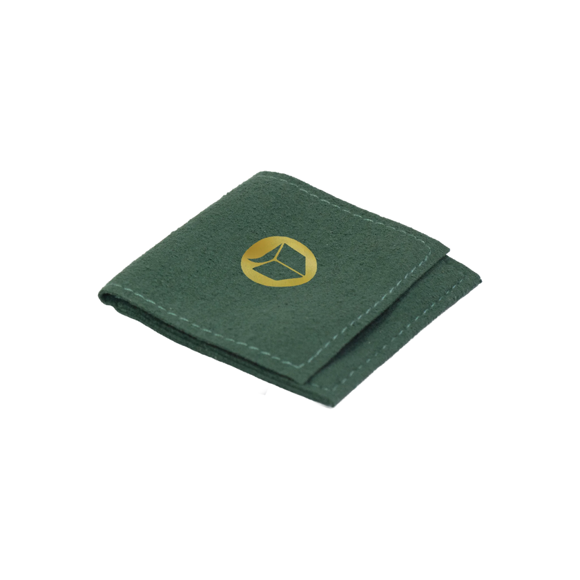 Foil Branded Small Microfibre Jewellery Pouch