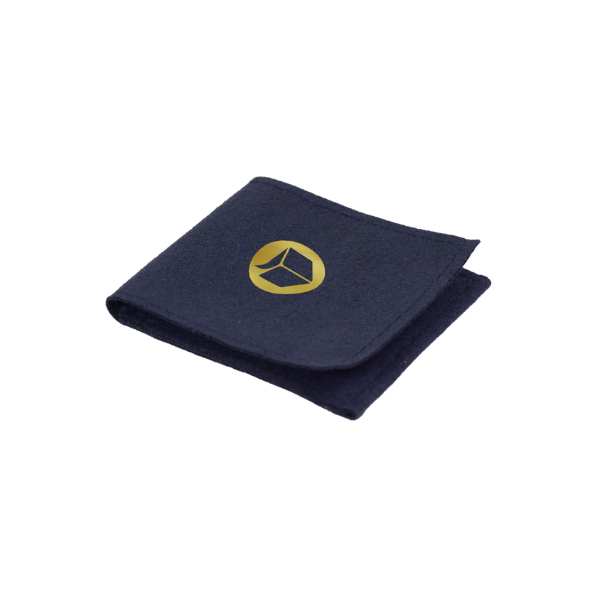 Foil Branded Small Microfibre Jewellery Pouch
